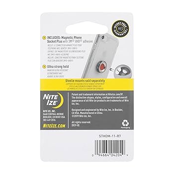 Ize／Telephone number 0x0 Amazon.com: Nite Ize Steelie Magnetic Phone Socket Plus